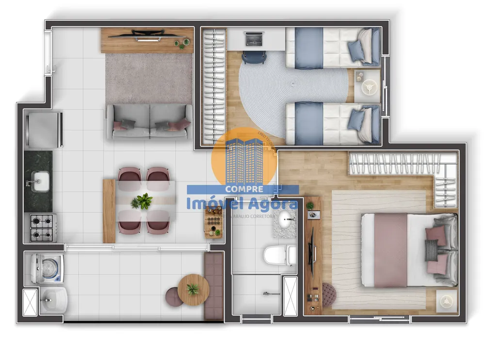 Apartamento, 2 quartos, 46 m² - Foto 16
