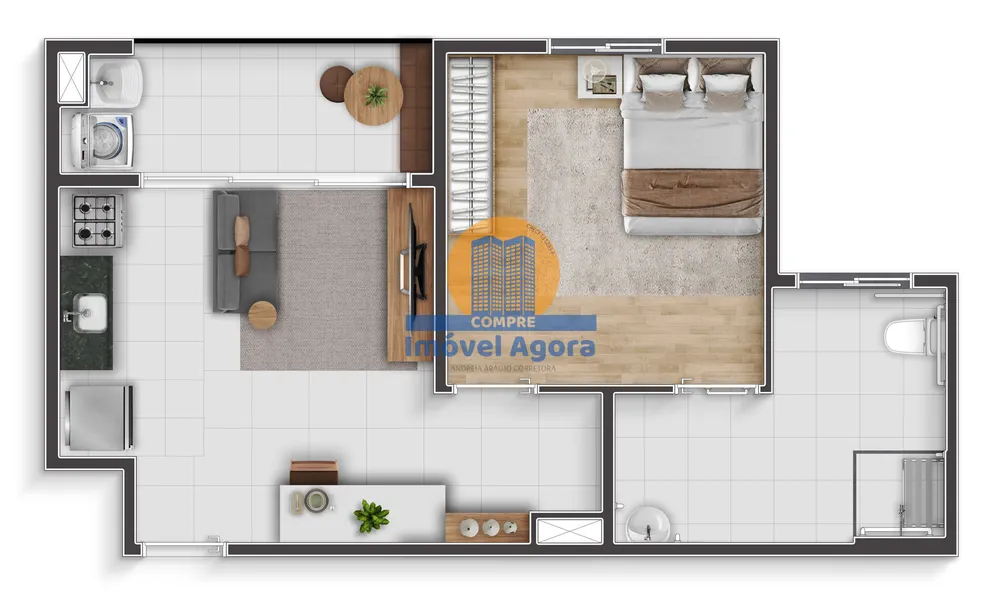 Apartamento, 2 quartos, 46 m² - Foto 14