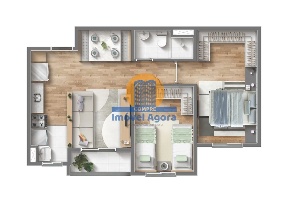 Apartamento, 2 quartos, 44 m² - Foto 17