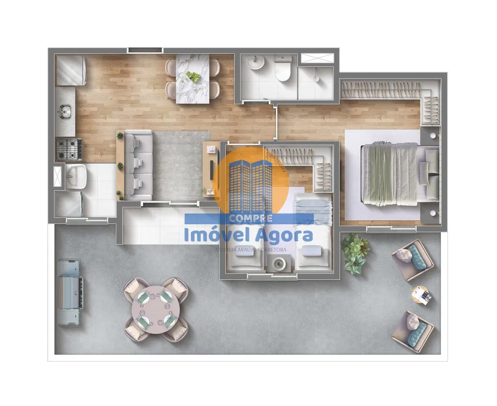 Apartamento, 2 quartos, 44 m² - Foto 14