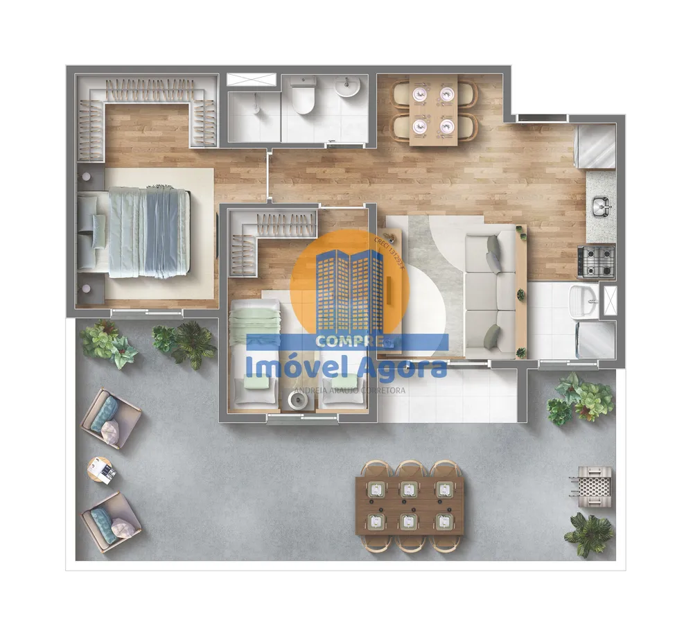Apartamento, 2 quartos, 44 m² - Foto 13