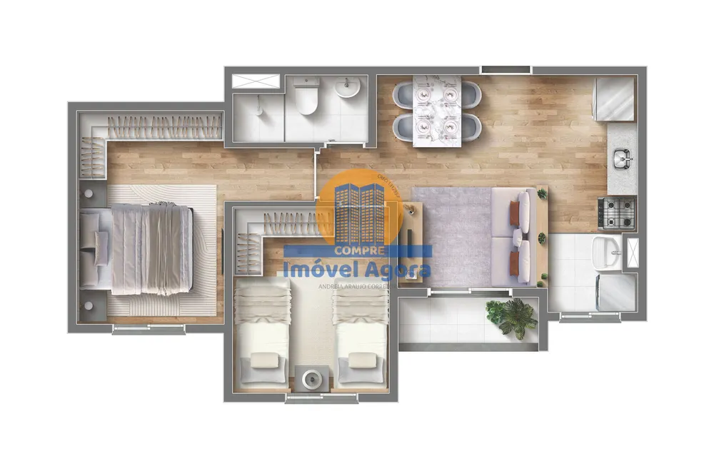 Apartamento, 2 quartos, 44 m² - Foto 16