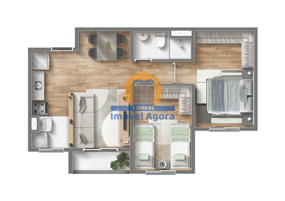 Apartamento, 2 quartos, 44 m² - Foto 15