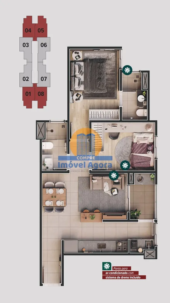 Apartamento, 2 quartos, 59 m² - Foto 18