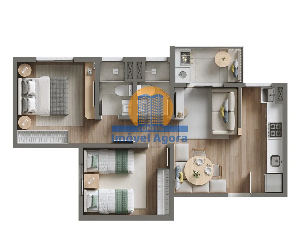 Apartamento, 2 quartos, 50 m² - Foto 18