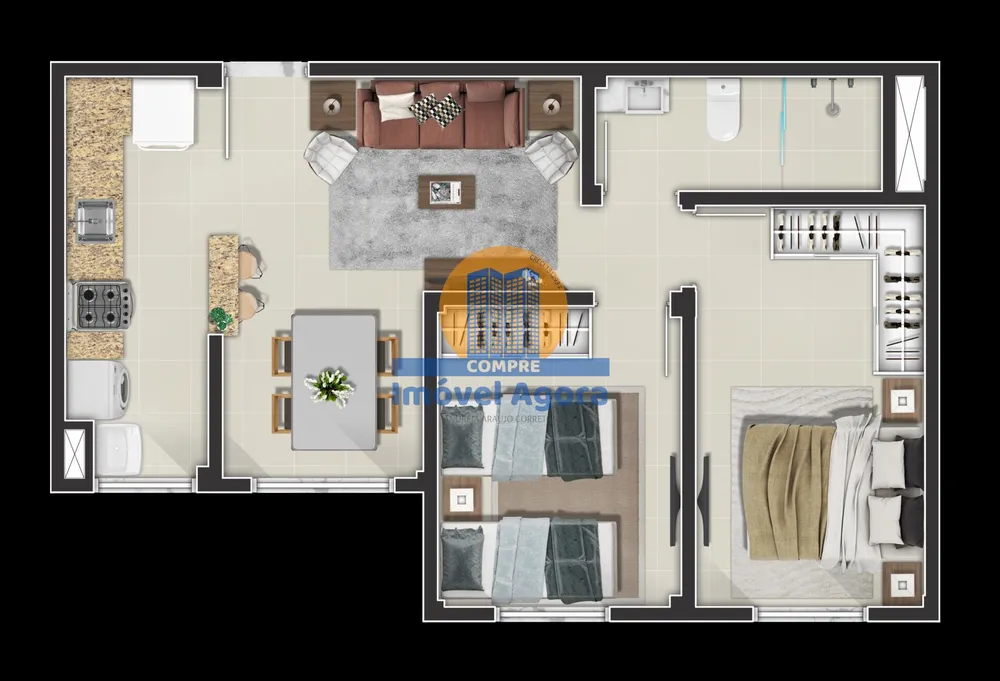 Apartamento, 2 quartos, 48 m² - Foto 15