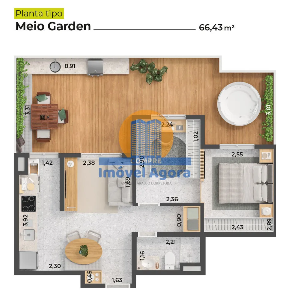 Apartamento, 2 quartos, 39 m² - Foto 11