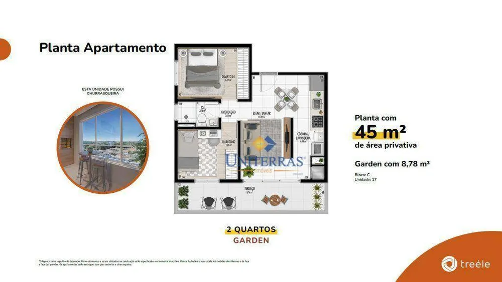 Apartamento, 2 quartos, 48 m² - Foto 7