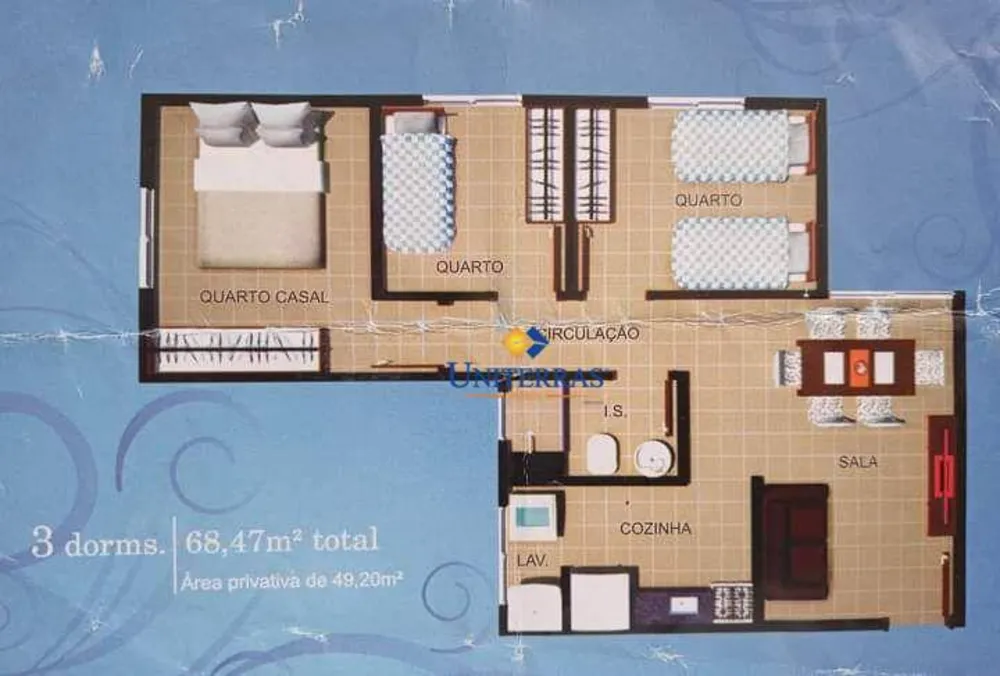Apartamento, 3 quartos, 55 m² - Foto 5