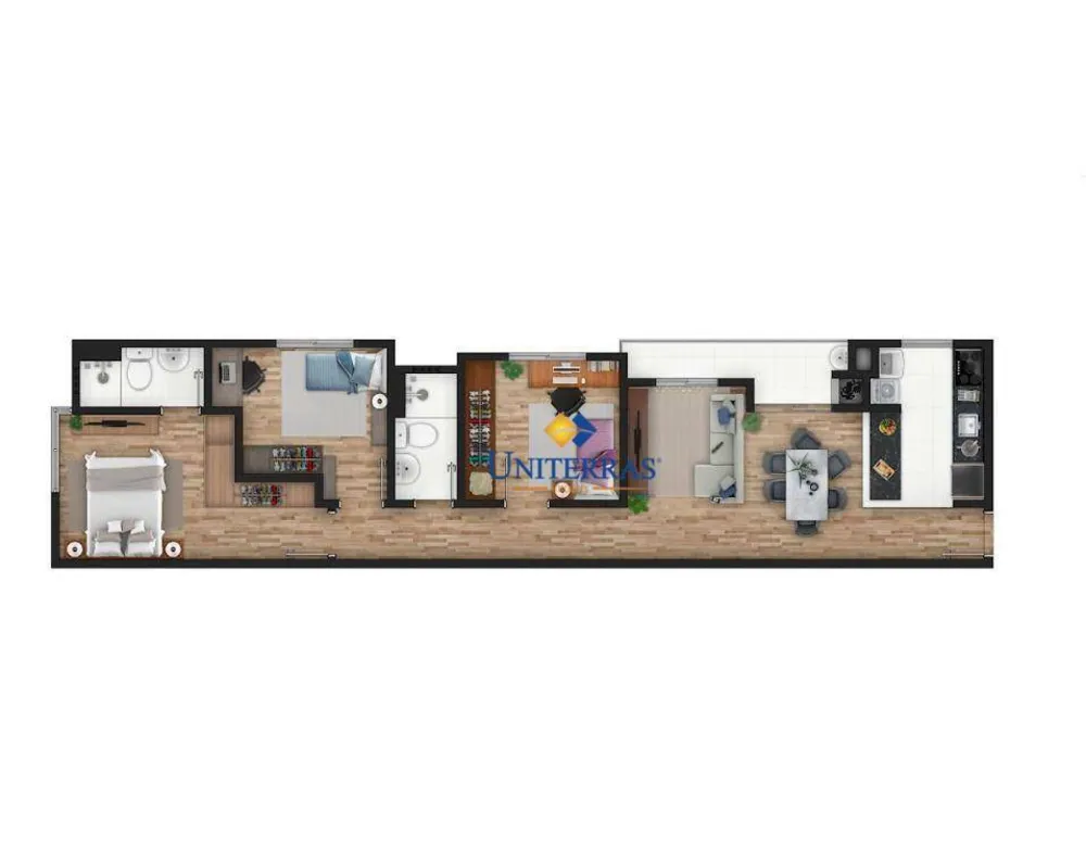 Apartamento, 3 quartos, 77 m² - Foto 7