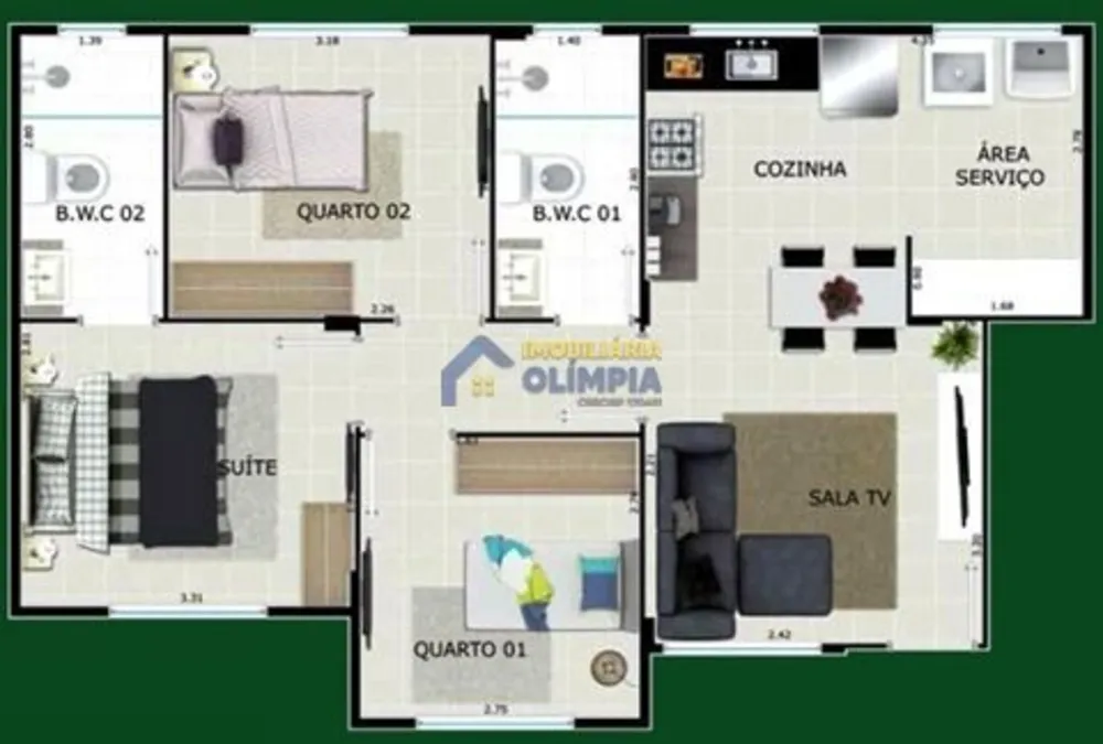 Apartamento, 3 quartos, 88 m² - Foto 4