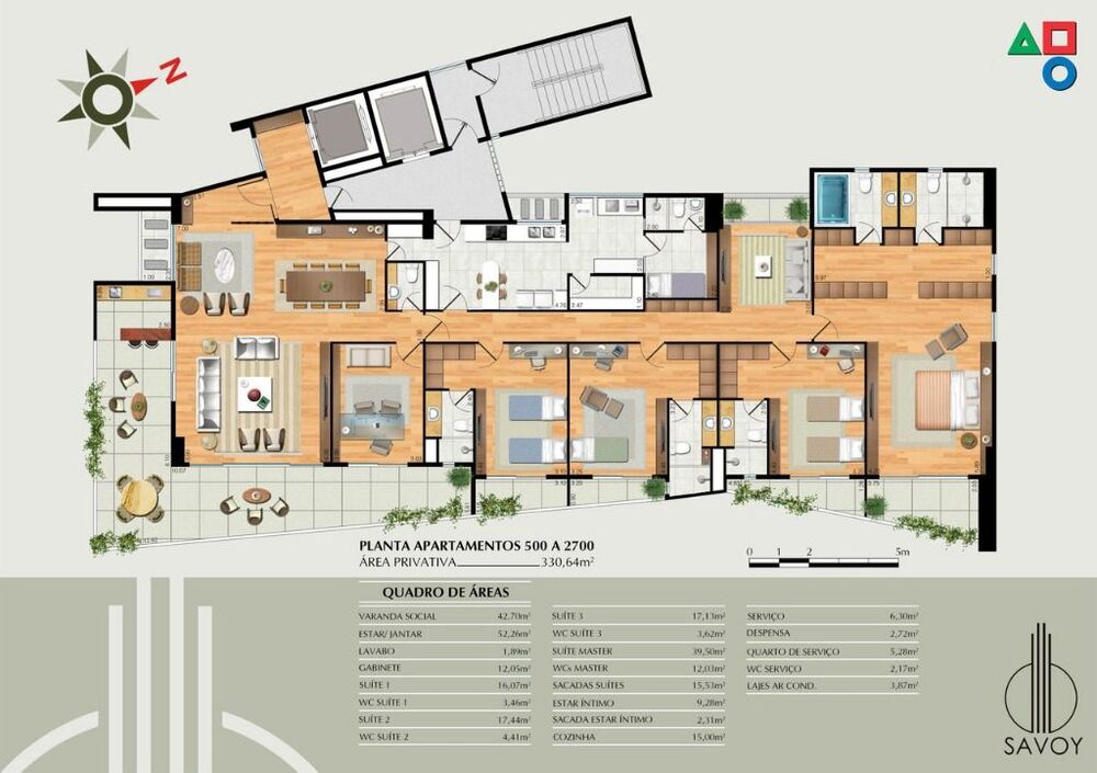 Apartamento, 4 quartos, 330 m² - Foto 3