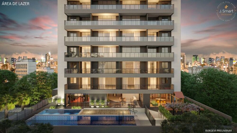 Apartamento à venda com 1 quarto, 40m² - Foto 1
