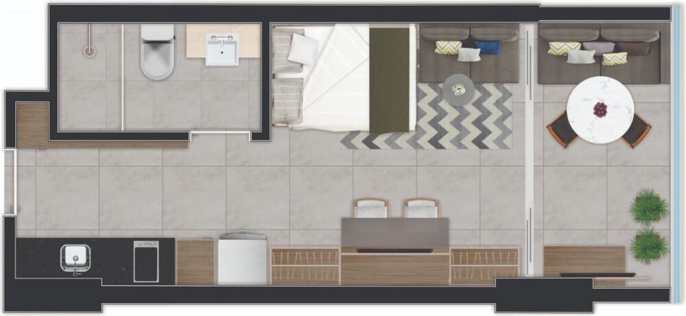 Apartamento, 1 quarto, 29 m² - Foto 14