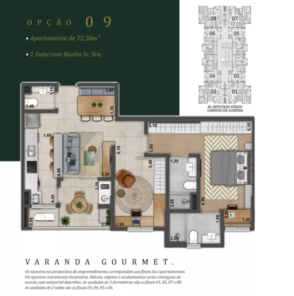 Apartamento à venda com 2 quartos, 72m² - Foto 21