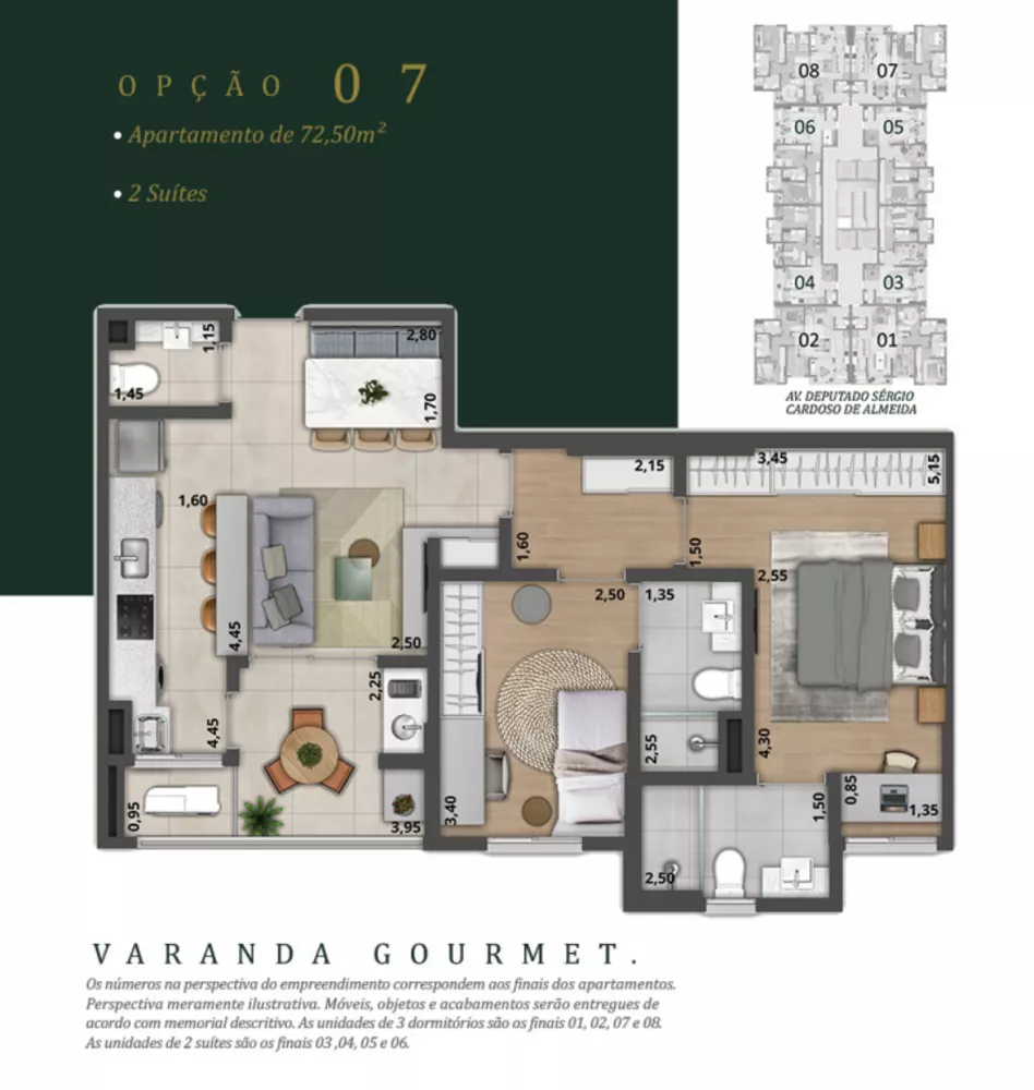 Apartamento à venda com 2 quartos, 72m² - Foto 18