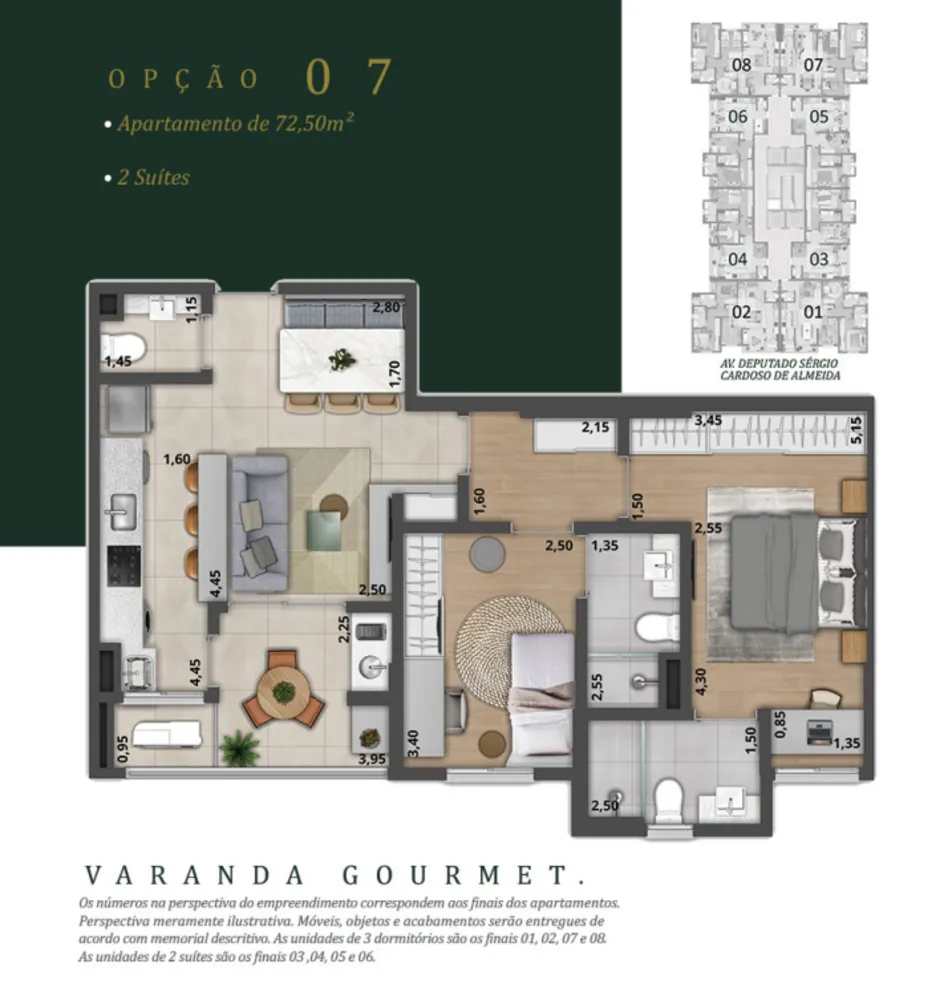 Apartamento, 2 quartos, 72 m² - Foto 10