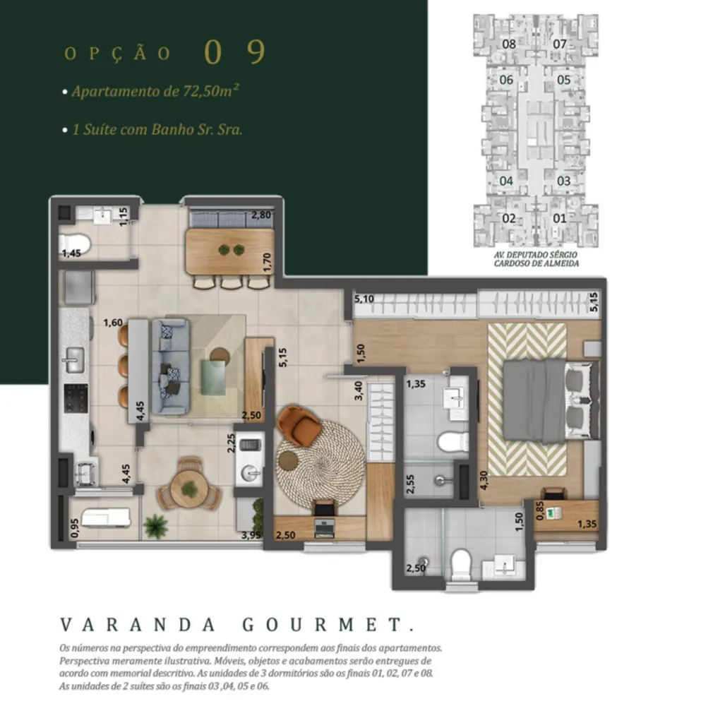 Apartamento, 2 quartos, 72 m² - Foto 12