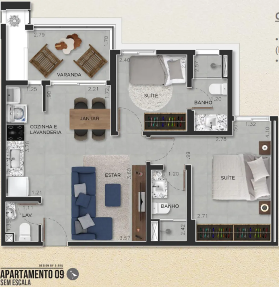 Apartamento, 2 quartos, 62 m² - Foto 12