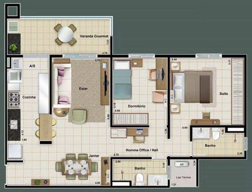 Apartamento à venda com 2 quartos, 79m² - Foto 33