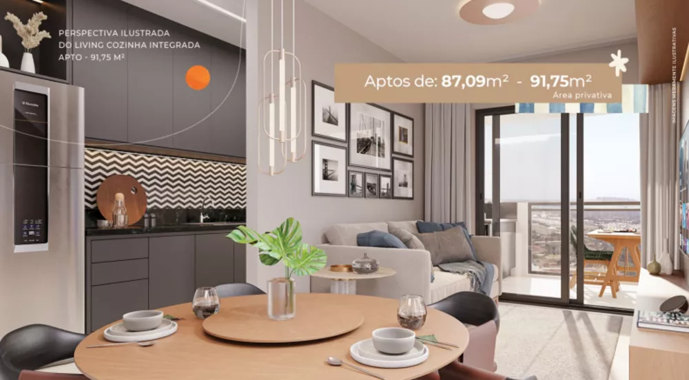 Apartamento à venda com 2 quartos, 77m² - Foto 3