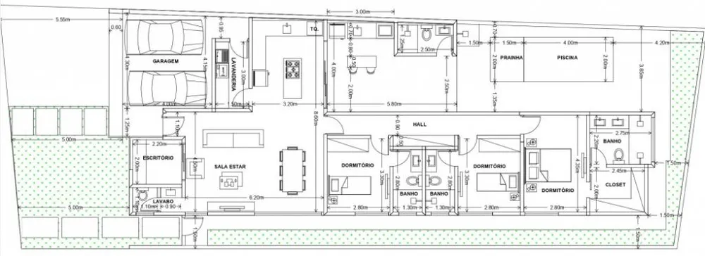 Casa de Condomínio, 3 quartos - Foto 1