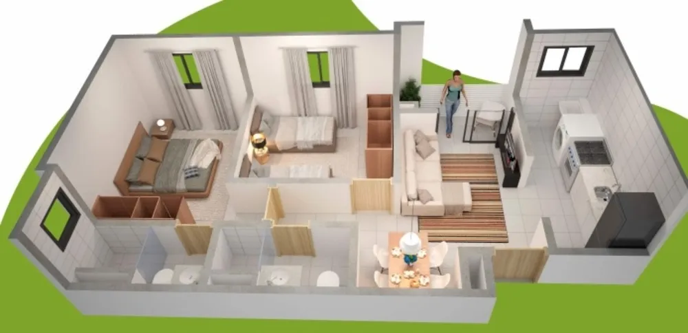 Apartamento, 2 quartos, 51 m² - Foto 16