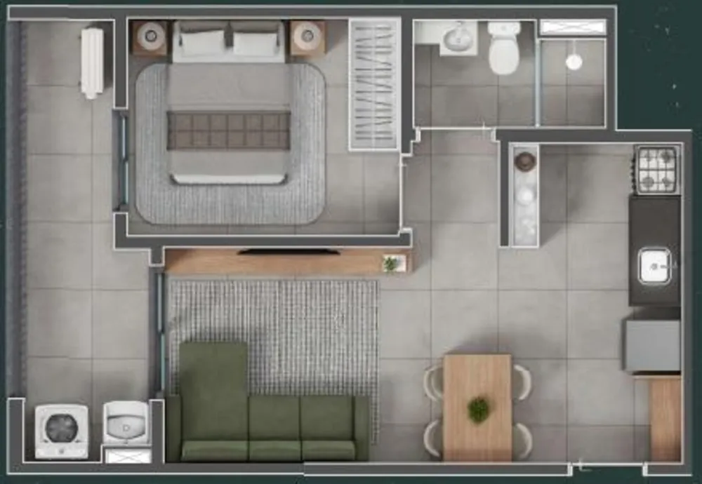 Apartamento, 1 quarto, 42 m² - Foto 5