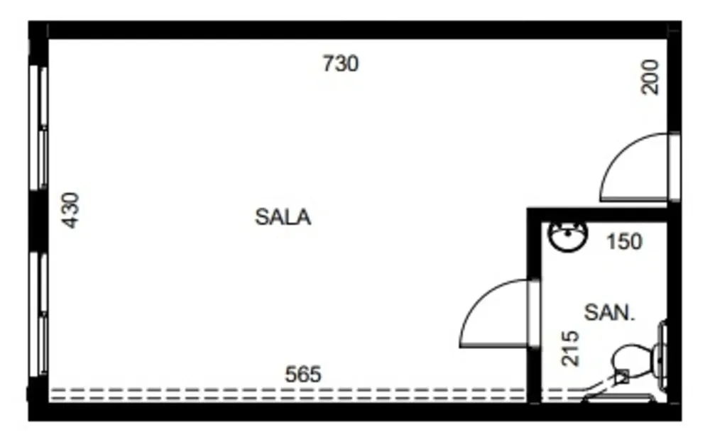 Sala-Conjunto, 35 m² - Foto 3