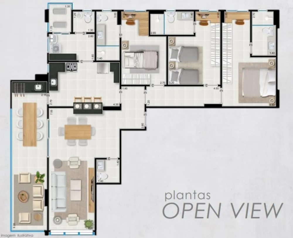 Apartamento, 3 quartos, 143 m² - Foto 7
