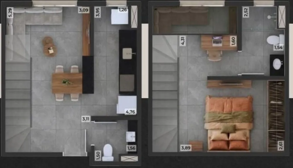 Apartamento, 1 quarto, 49 m² - Foto 6