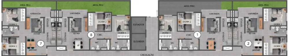 Apartamento, 2 quartos, 55 m² - Foto 16