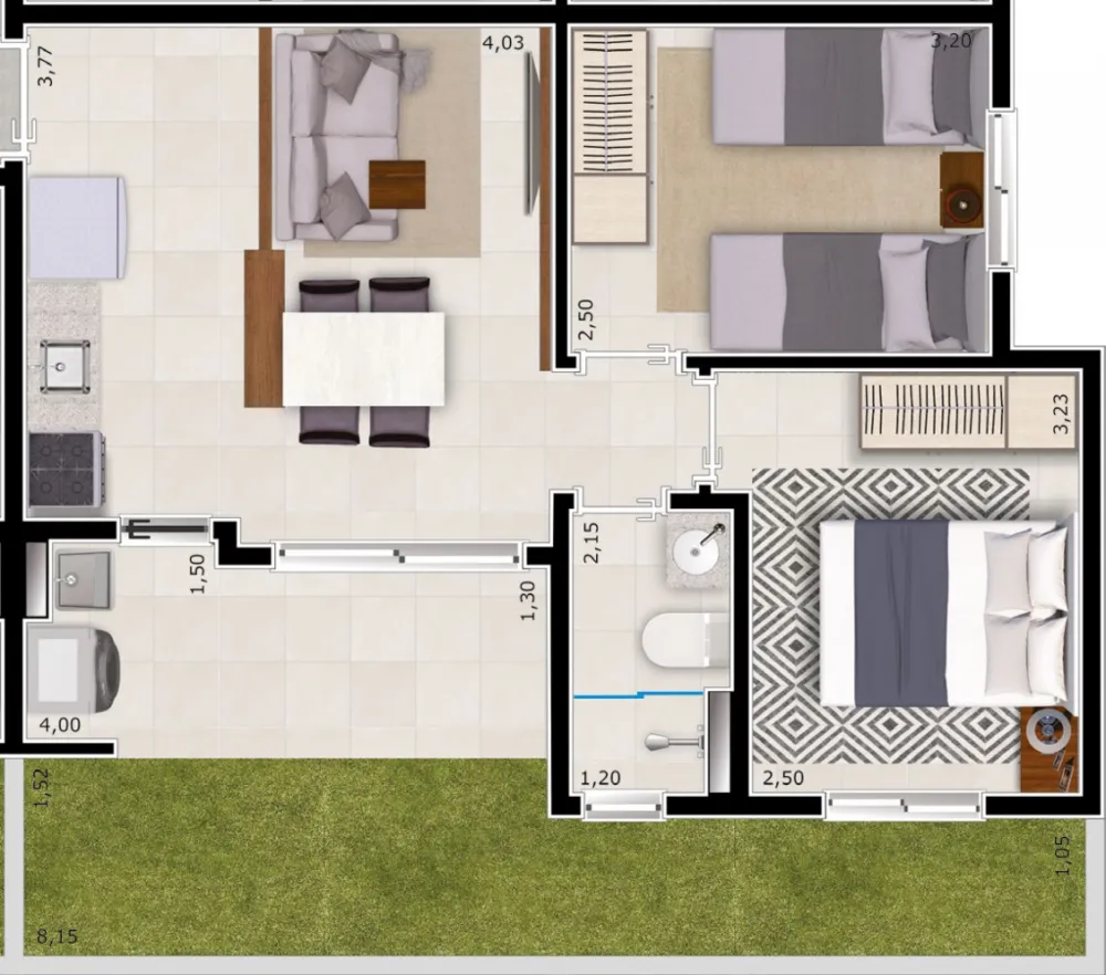 Apartamento, 2 quartos, 60 m² - Foto 11