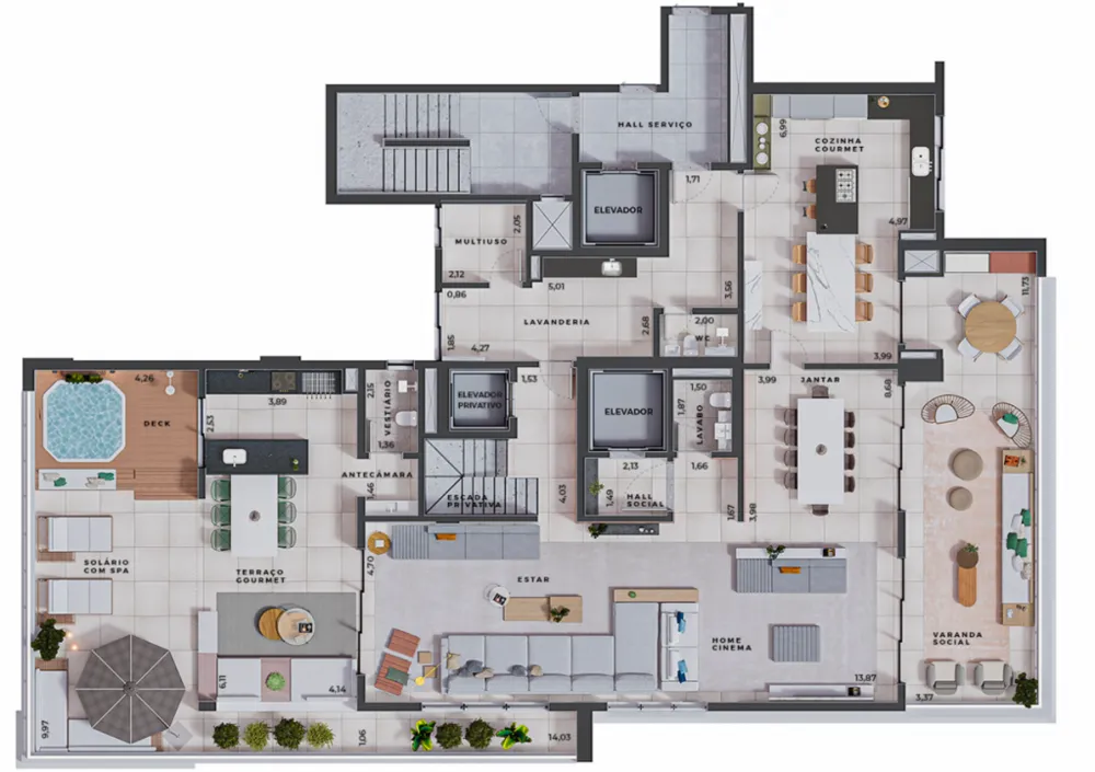 Apartamento, 5 quartos, 700 m² - Foto 5