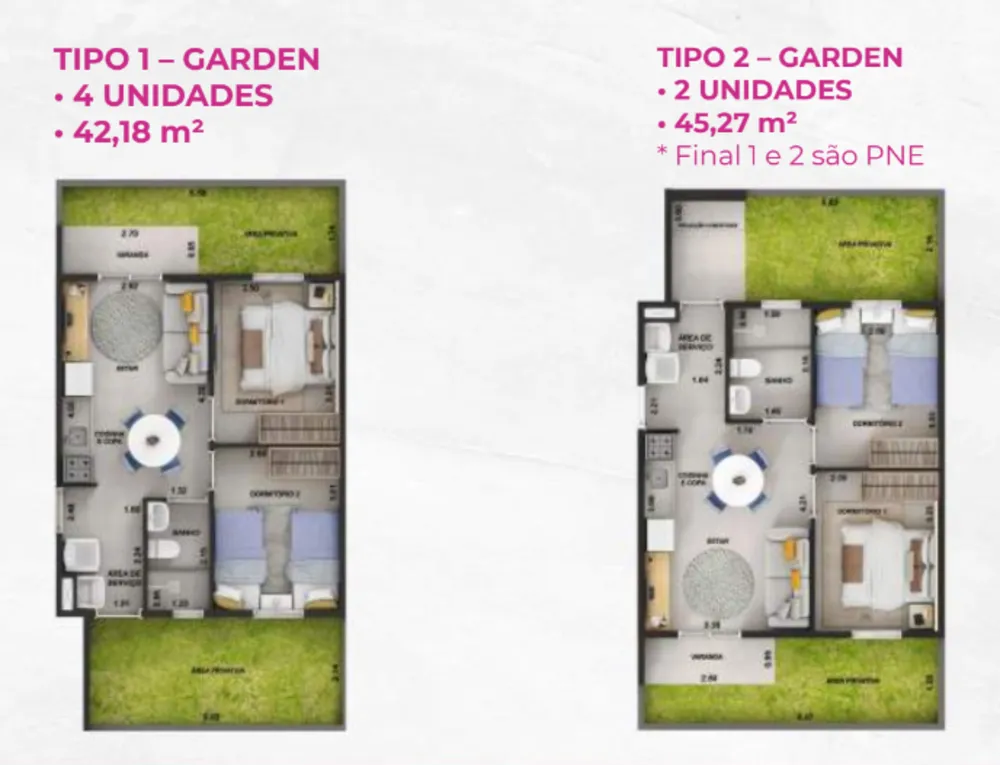 Apartamento, 2 quartos, 42 m² - Foto 1