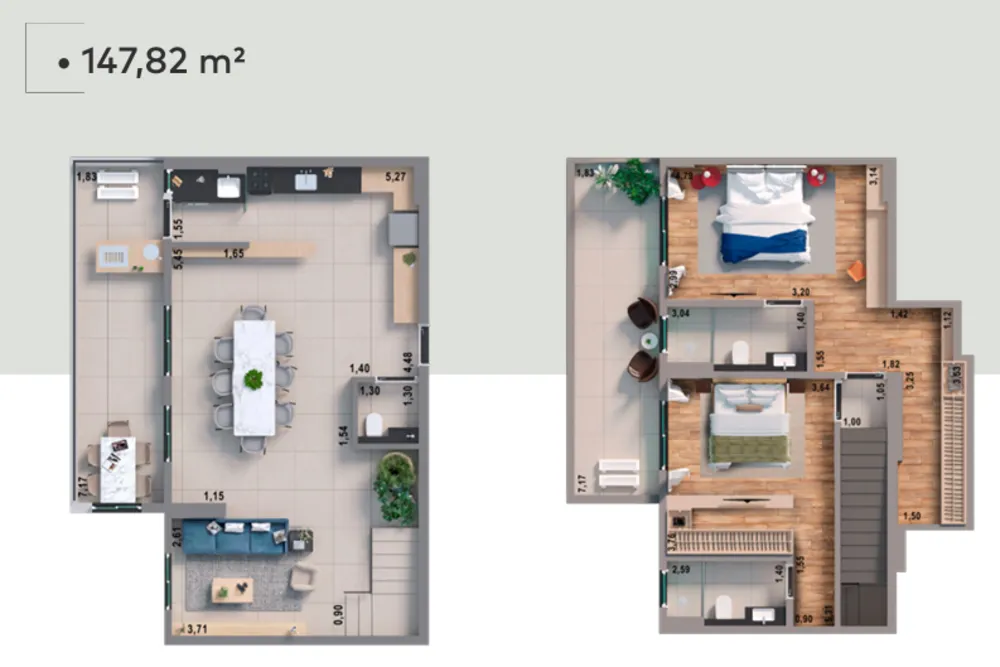Apartamento, 2 quartos, 124 m² - Foto 2