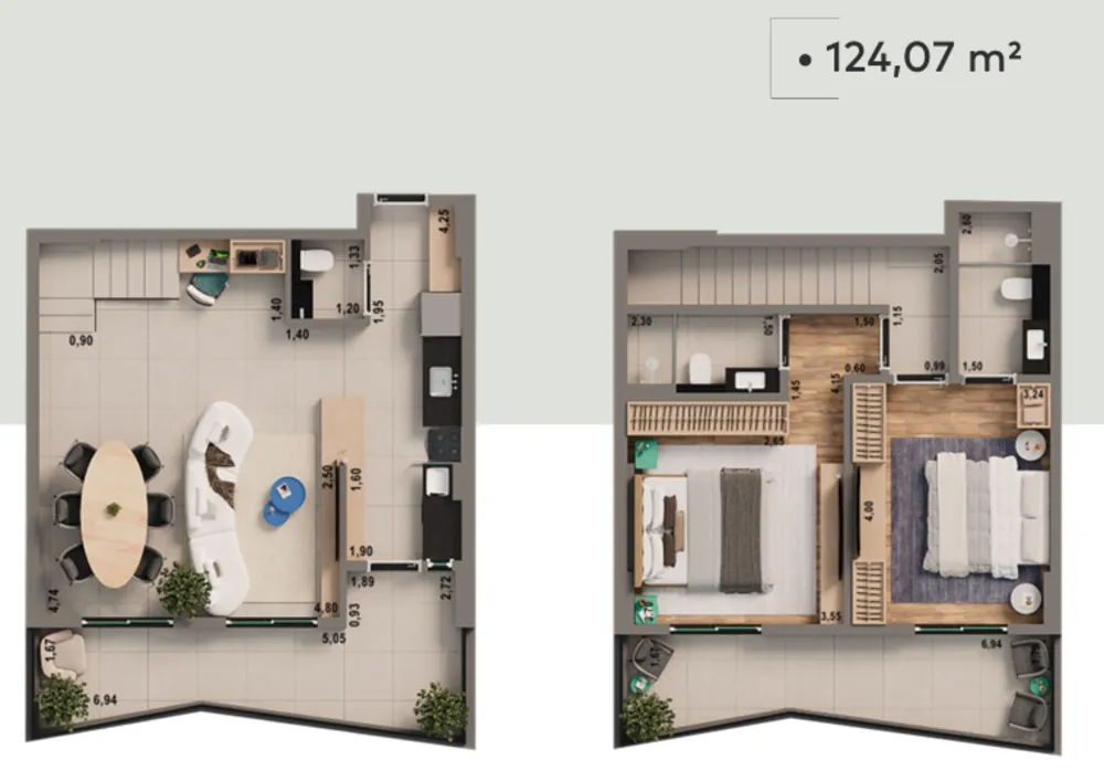 Apartamento, 2 quartos, 124 m² - Foto 4