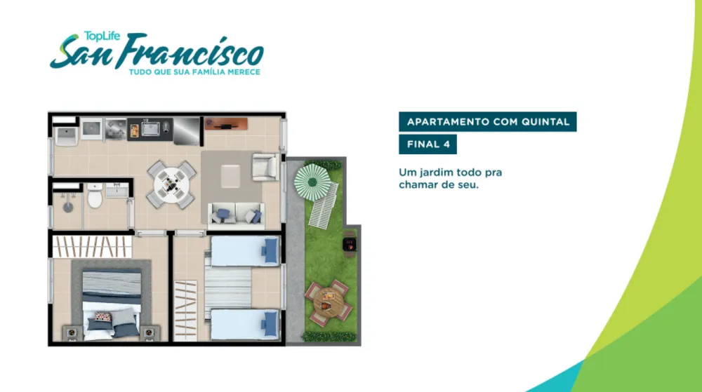 Apartamento, 2 quartos, 54 m² - Foto 1