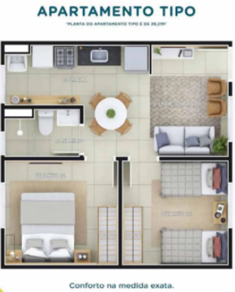 Apartamento, 2 quartos, 39 m² - Foto 10