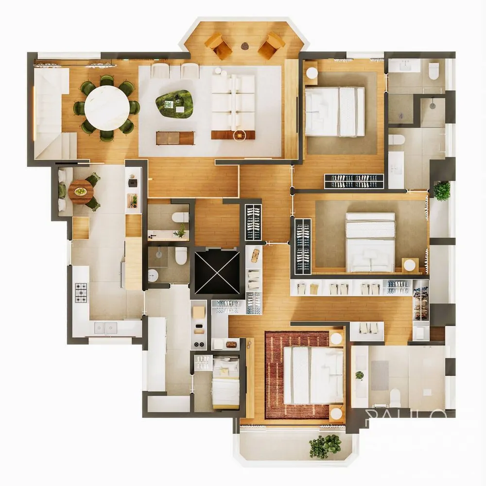 Apartamento, 4 quartos, 378 m² - Foto 8
