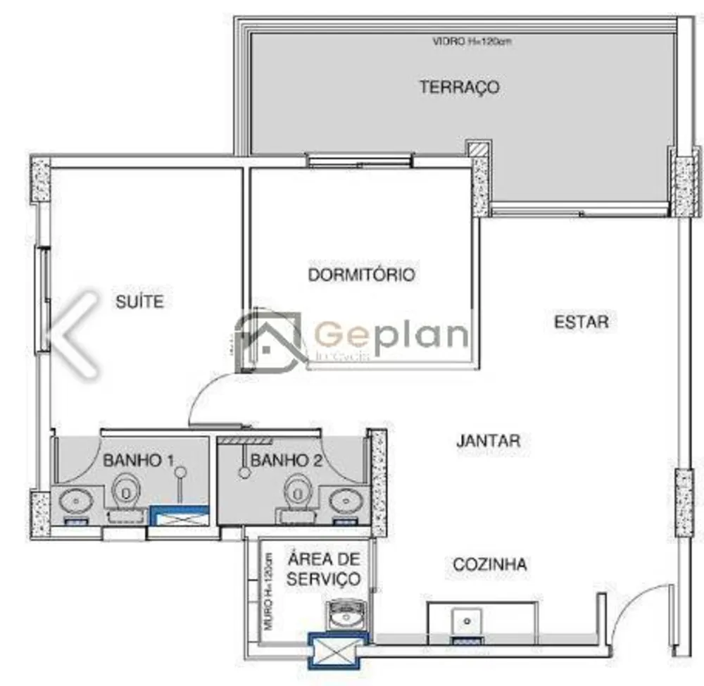 Apartamento, 2 quartos - Foto 12