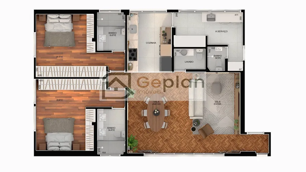 Apartamento, 2 quartos, 113 m² - Foto 4