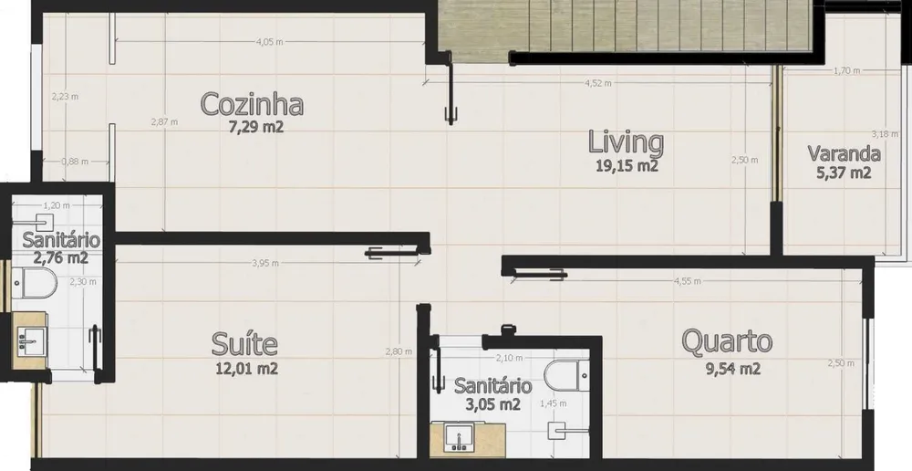 Apartamento, 2 quartos, 65 m² - Foto 6