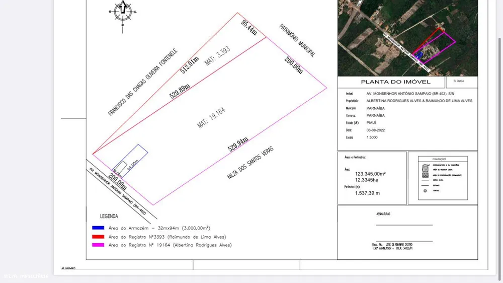 Terreno, 3 hectares - Foto 1