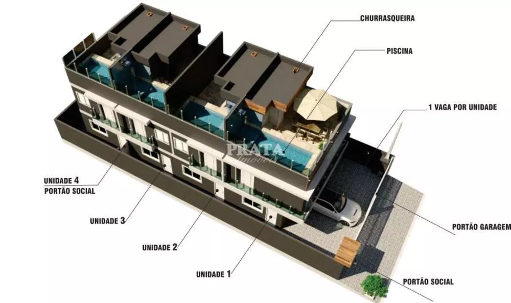 Casa à venda com 3 quartos, 100m² - Foto 3