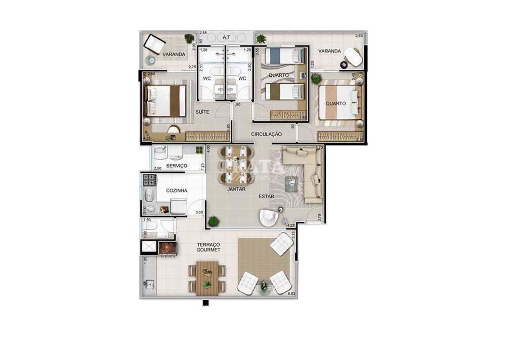 Apartamento, 3 quartos, 118 m² - Foto 14