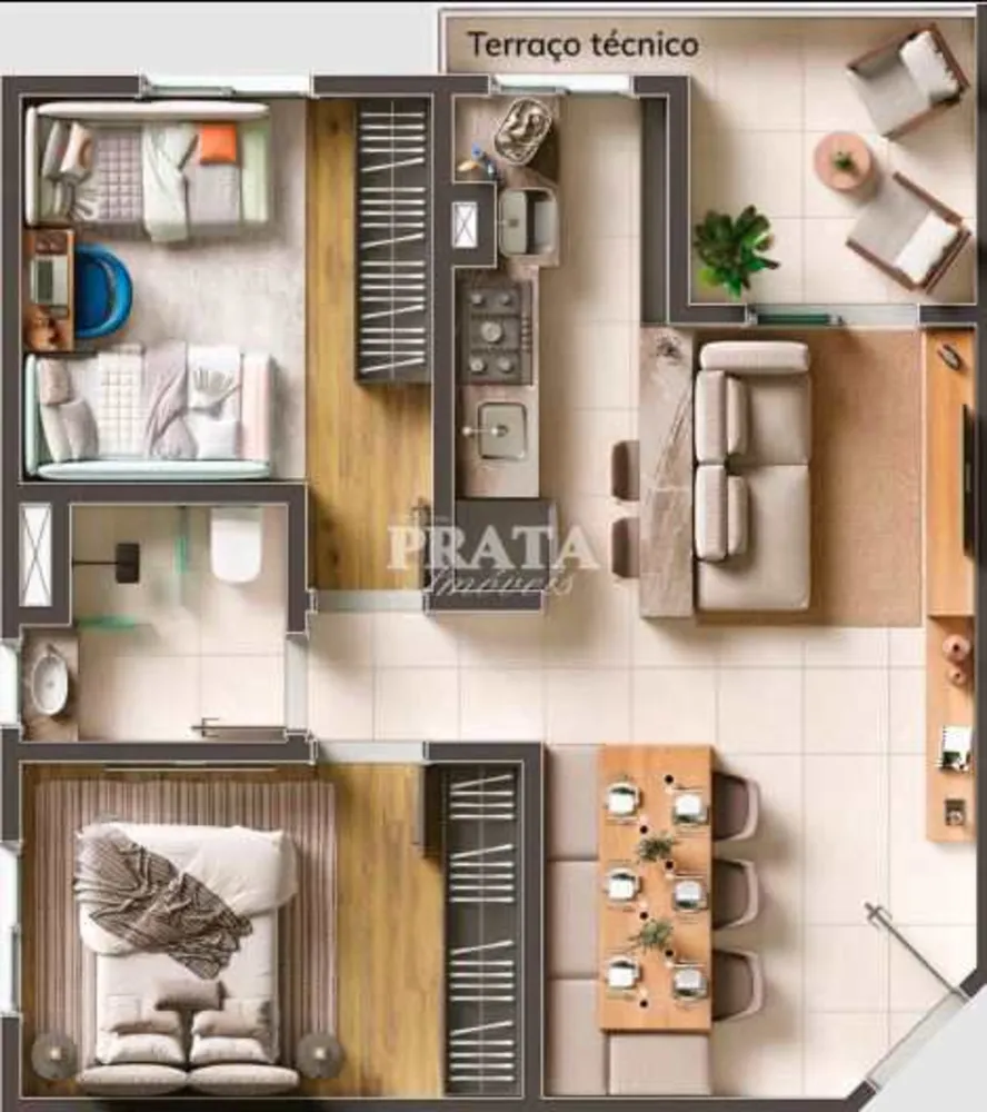 Apartamento, 2 quartos, 47 m² - Foto 7