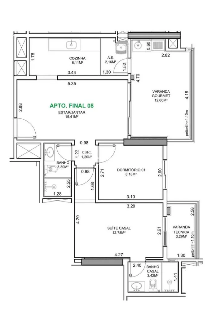 Apartamento, 2 quartos, 82 m² - Foto 16