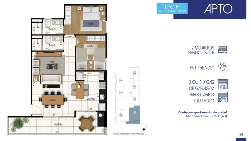 Apartamento, 2 quartos, 50 m² - Foto 15