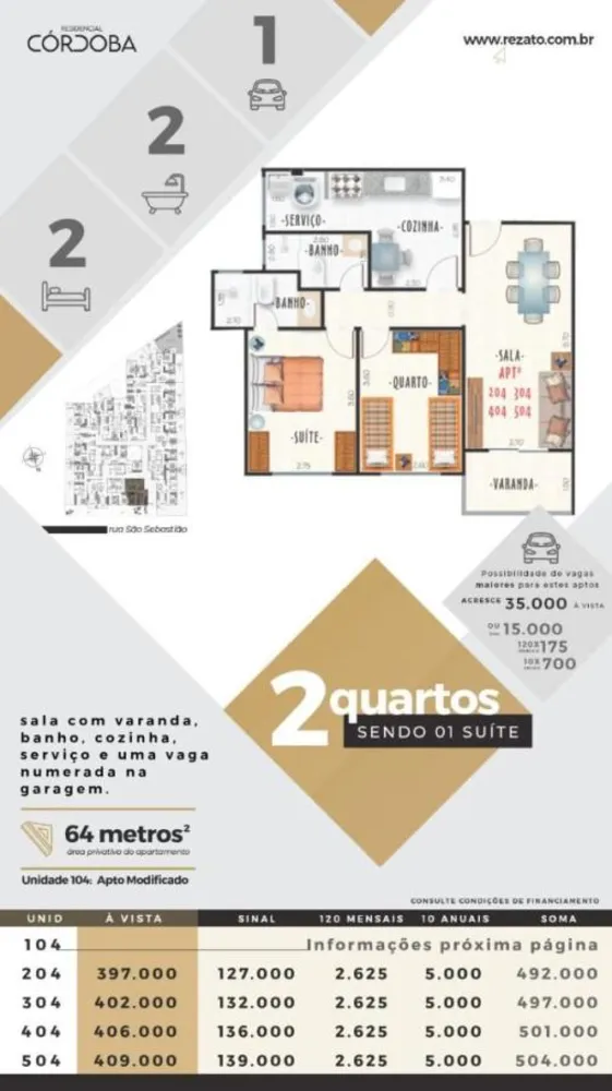 Apartamento, 2 quartos, 69 m² - Foto 13